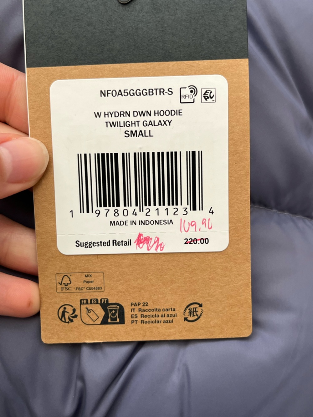 The North Face Women's Hydrenalite Down Jacket NWT - Picture 5 of 6